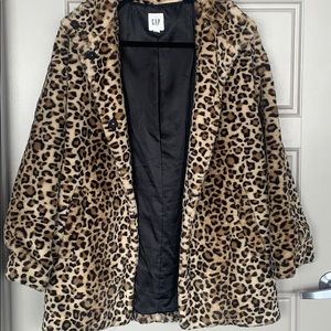 Leopard fur coat